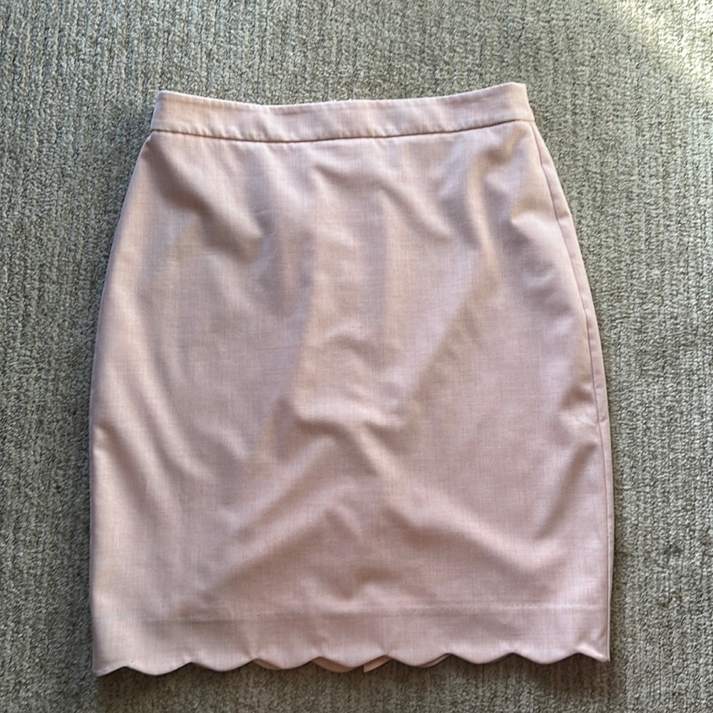 Pink pencil skirt